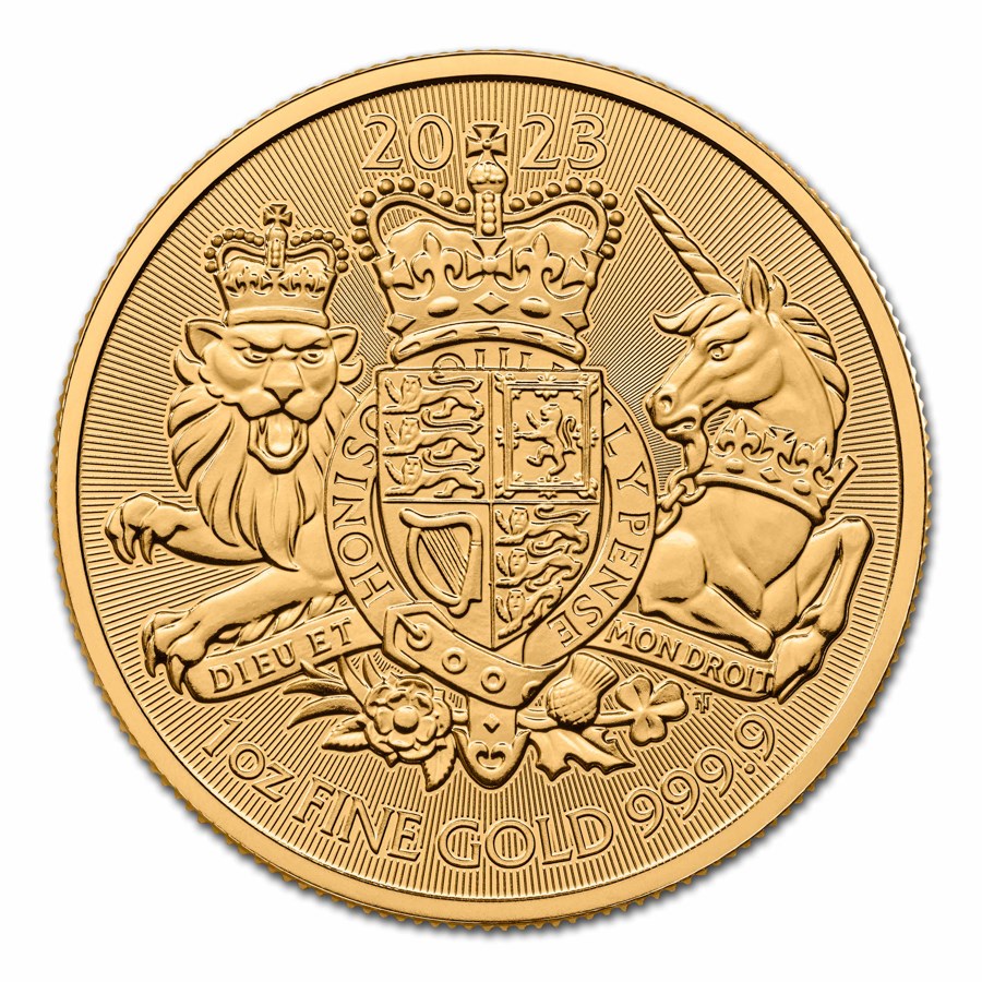 2023 Great Britain 1 oz Gold The Royal Arms BU