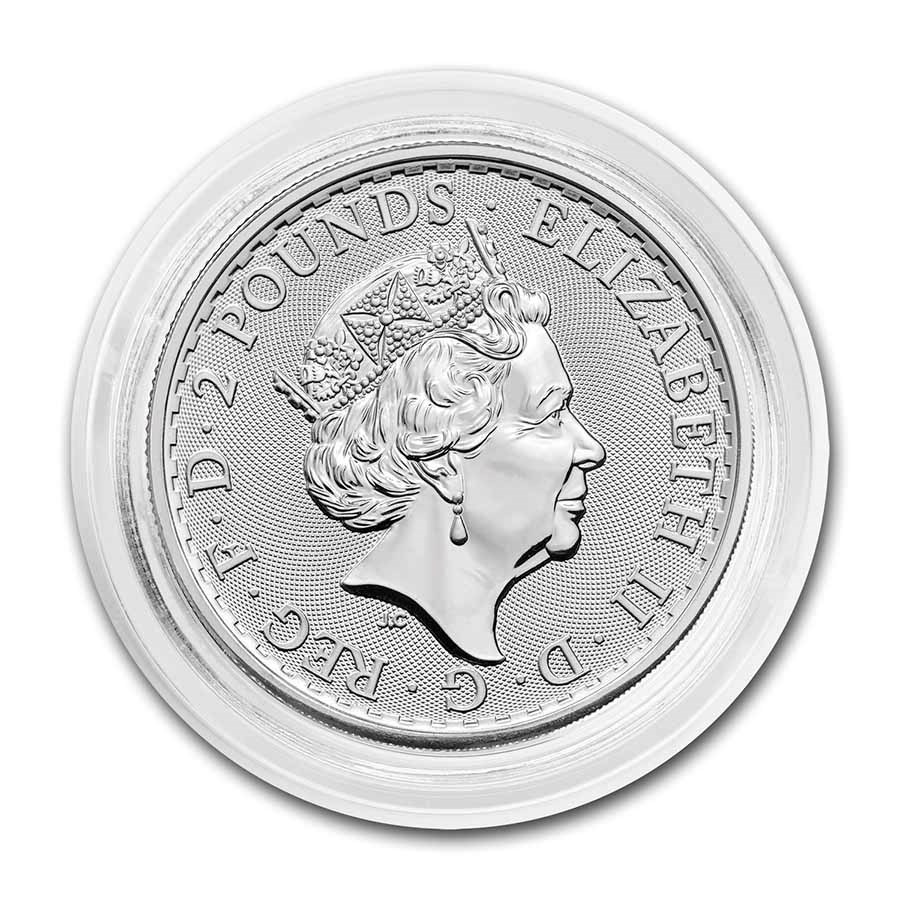 2023 Great Britain 1 oz Silver Britannia BU (In Capsule)