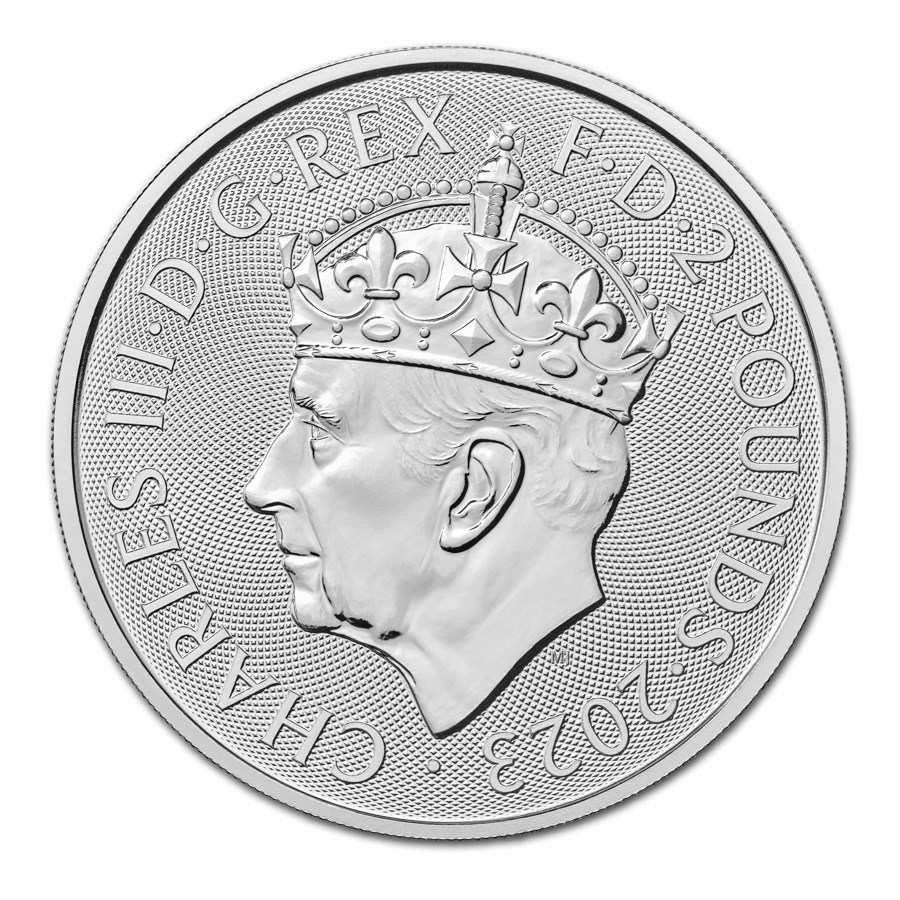 2023 Great Britain 1 oz Silver Coronation Britannia BU