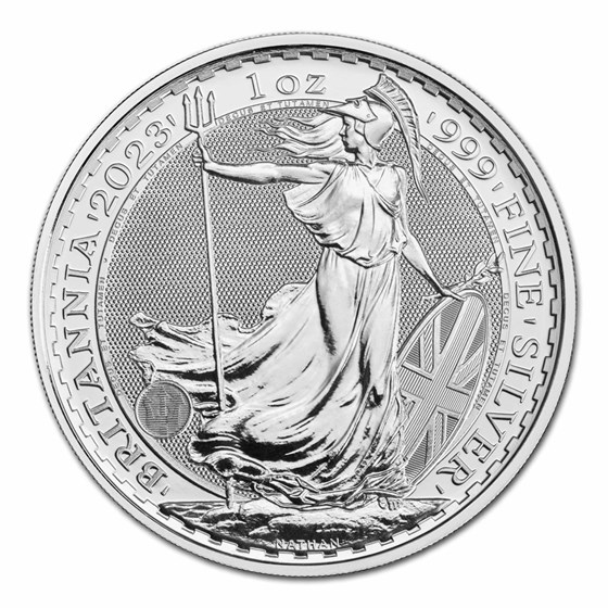 2023 Great Britain 1 oz Silver Coronation Britannia BU