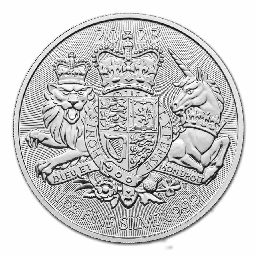 2023 Great Britain 1 oz Silver The Royal Arms BU