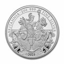 2023 Great Britain 2 oz Silver Proof Britannia (w/ Box & COA)
