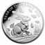 2023 Great Britain 5 oz Silver Year of the Rabbit Prf (Box & COA)