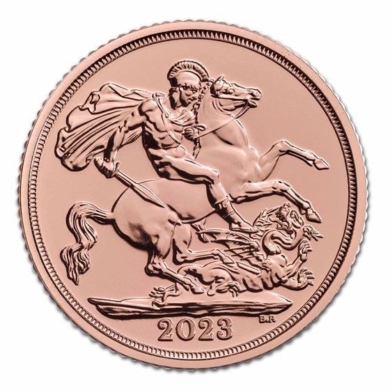 2023 Great Britain Gold Coronation Sovereign BU