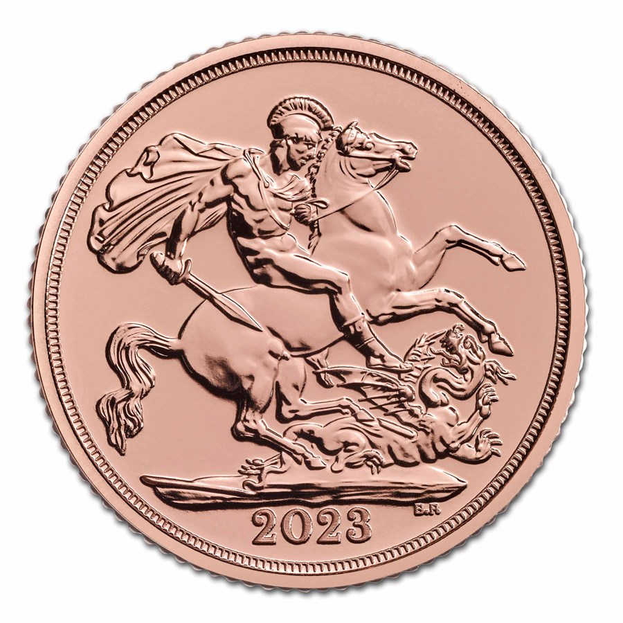 2023 Great Britain Gold Coronation Sovereign BU