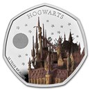 2023 Great Britain Hogwarts 50p Colorized Silver Proof Coin