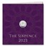 2023 Great Britain Silver Sixpence BU Coin (w/ Display Card)