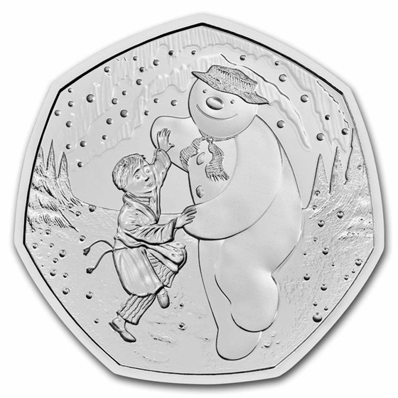 2023 Great Britain The Snowman 50p Brilliant Uncirculated Coin 2023 Great Britain The Snowman 50p Brilliant Uncirculated Coin