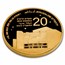 2023 Israel 1 oz Gold Jersalem of Gold: Jerusalem Theatre