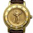 2023 Men's 1/2 oz Gold Liberty w/ Diamonds Leather Band Watch