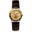 2023 Men's 1/2 oz Gold Liberty w/ Diamonds Leather Band Watch