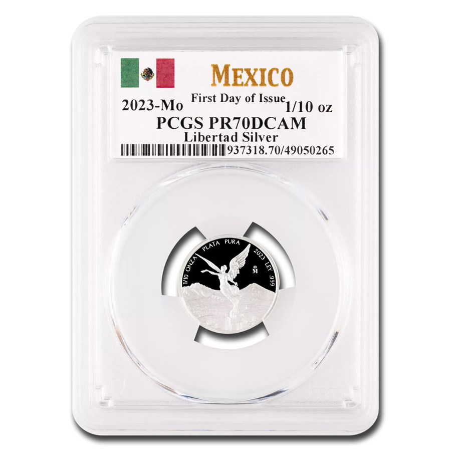 2023 Mexico 1/10 oz Silver Libertad PR-70 DCAM PCGS (FDI)