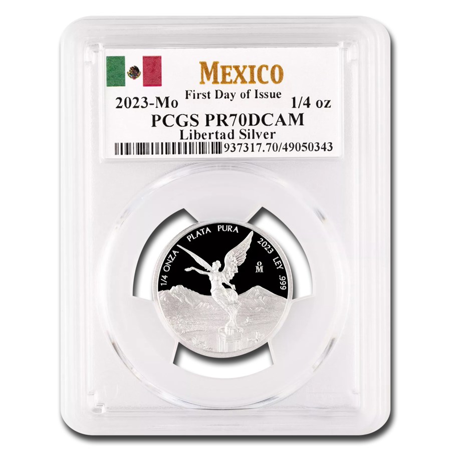 2023 Mexico 1/4 oz Silver Libertad PR-70 DCAM PCGS (FDI)