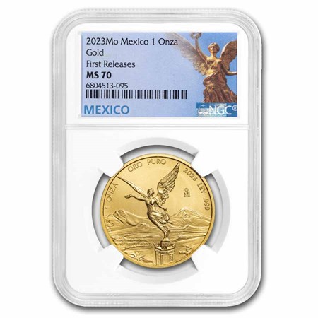 Buy 2023 Mexican 1 oz Gold Libertad MS-70 NGC | APMEX