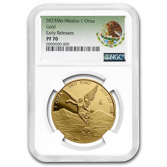 2023 Mexico 1 oz Proof Gold Libertad PF-70 NGC (ER)