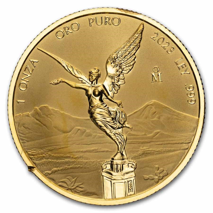 2023 Mexico 1 oz Reverse Proof Gold Libertad (Abrasions)