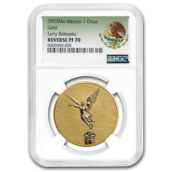 2023 Mexico 1 oz Reverse Proof Gold Libertad PF-70 NGC (ER)
