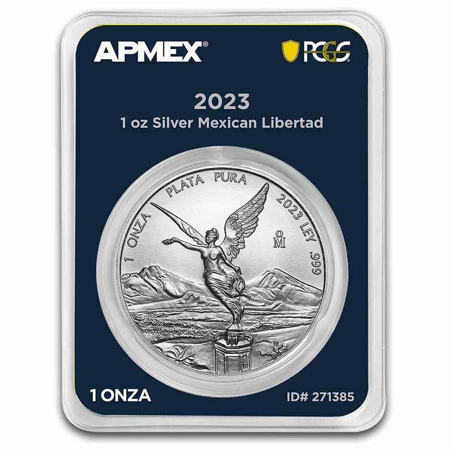 2023 Mexico 1 oz Silver Libertad (MD Premier + PCGS FirstStrike®)