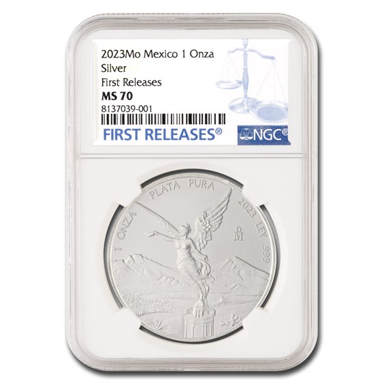 2023 Mexico 1 oz Silver Libertad MS-70 NGC (First Release) 2023 Mexico 1 oz Silver Libertad MS-70 NGC (First Release)