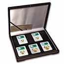 2023 Mexico 5-Coin Gold Libertad Set PR-70 PCGS (FS, Green Label)