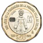 2023 Mexico Bimetallic 20 Pesos BU (First Villa of Colima)