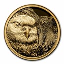 2023 Mongolia 1/10 oz Gold Proof Falcon