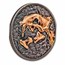2023 Mongolia 1 oz Silver Evolution of Life Nimravidae