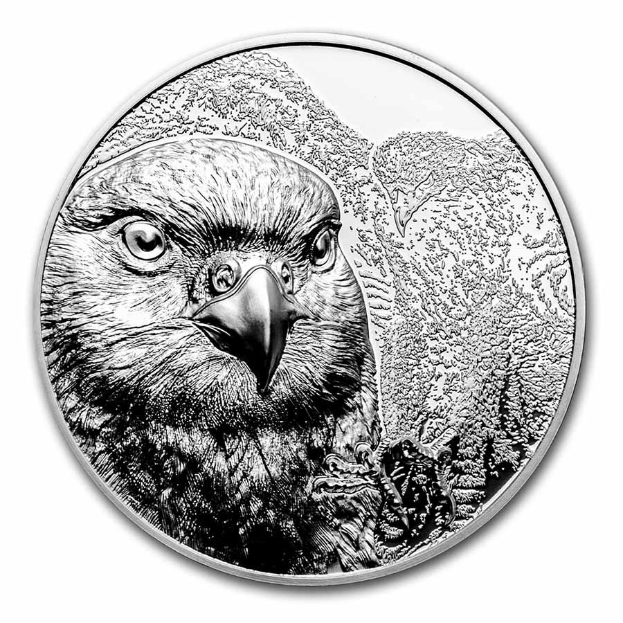 2023 Mongolia 1 oz Silver Proof Falcon