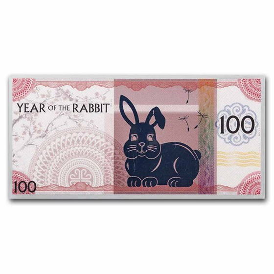 2023 Mongolia Lunar Year of the Rabbit Silver Note 2023 Mongolia Lunar Year of the Rabbit Silver Note
