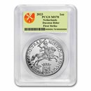 2023 Netherlands 1 oz Silver Ducaton Rider MS-70 PCGS (FS)