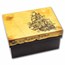 2023 Netherlands Gold Piedfort PF Ship Shilling (w/ Treasure Box)