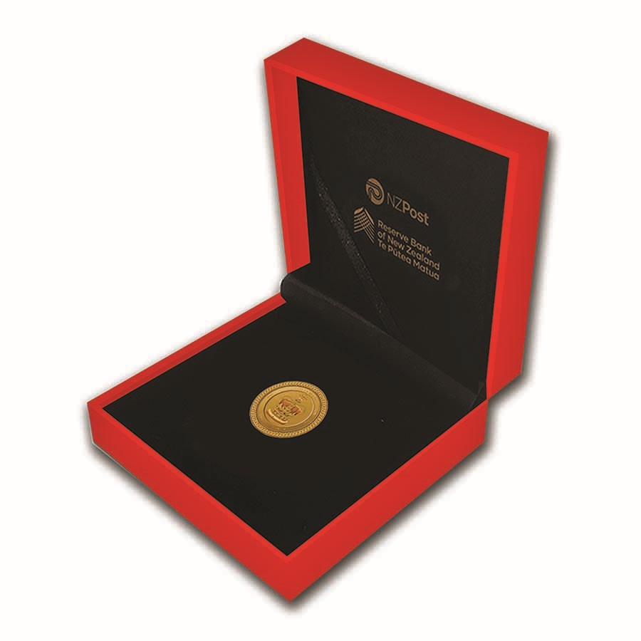 2023 New Zealand 1/4 oz Gold Proof King Charles III Coronation