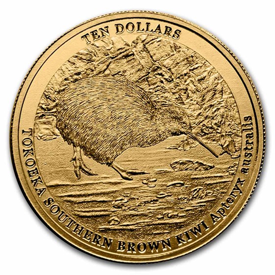 2023 New Zealand 1/4 oz Proof Gold $10 Kiwi 2023 New Zealand 1/4 oz Proof Gold $10 Kiwi