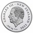 2023 New Zealand 1 oz Silver King Charles III Coronation Abrasion