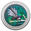 2023 New Zealand 1 oz Silver Proof Piwakawaka