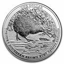2023 New Zealand 1 oz Silver Tokoeka Kiwi Specimen