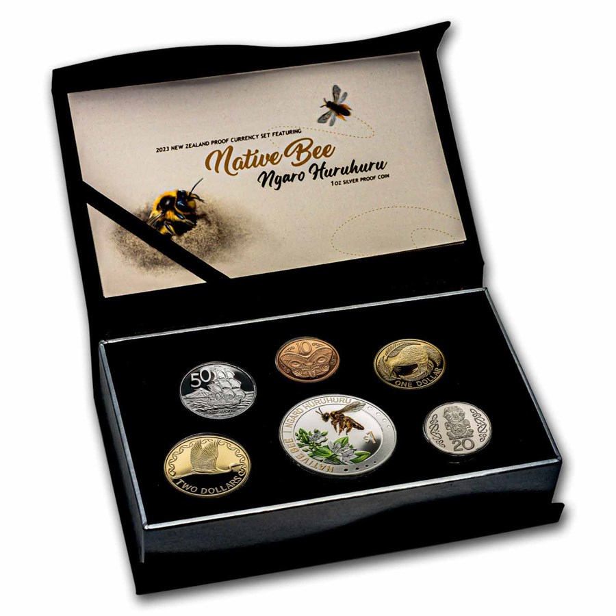 Buy 2023 New Zealand 6-Coin 1 oz Silver Currency Proof Set | APMEX