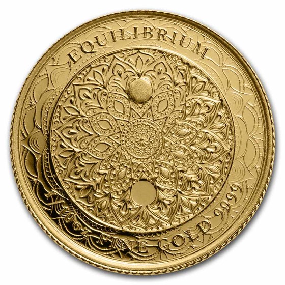2023 Niue 1/10 oz Gold $10 Equilibrium BU