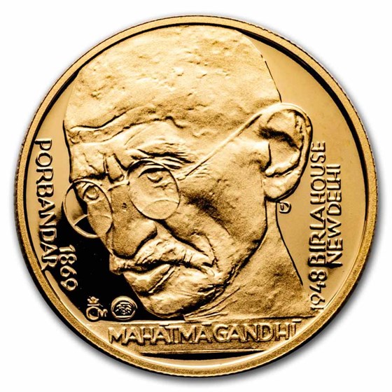 2023 Niue 1/10 oz Gold Cult of Personality: Mahatma Gandhi