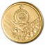 2023 Niue 1/2 gram Gold Czech Lion BU