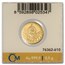 2023 Niue 1/2 gram Gold Czech Lion BU