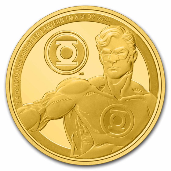 2023 Niue 1/4 oz Au Coin $25 DC Classics: GREEN LANTERN™ 2023 Niue 1/4 oz Au Coin $25 DC Classics: GREEN LANTERN™