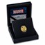 2023 Niue 1/4 oz Au Coin $25 Marvel: Captain America™ (Box & COA)