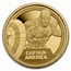2023 Niue 1/4 oz Au Coin $25 Marvel: Captain America™ (Box & COA)