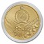 2023 Niue 1/4 oz Gold Czech Lion BU
