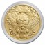 2023 Niue 1/4 oz Gold Czech Lion BU