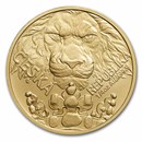 2023 Niue 1/4 oz Gold Czech Lion BU