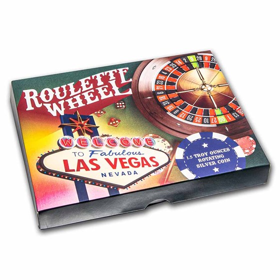 Buy 2023 Niue 1.5 oz Silver Proof Roulette Wheel Spinning Coin | APMEX