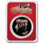 2023 Niue 1 oz Ag $2 Aerosmith Colorized 50th Anniv. Band in TEP
