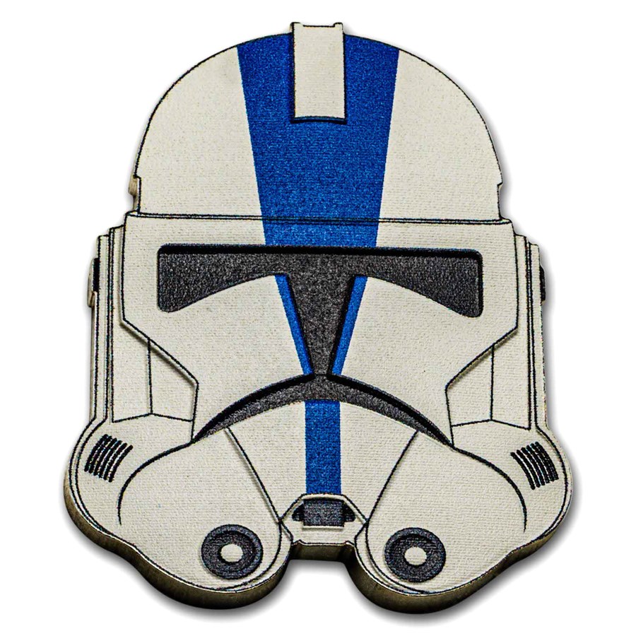 2023 Niue 1 oz Ag $2 Star Wars: The Clone Wars 501st Battalion